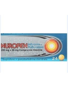 Nurofen Influenza E Raffreddore*24 Cpr Riv 200 Mg + 30 Mg
