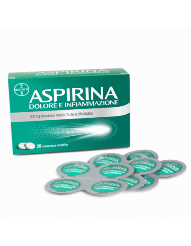 Aspirina Dolore E Infiammazione*20 Cpr Riv 500 Mg