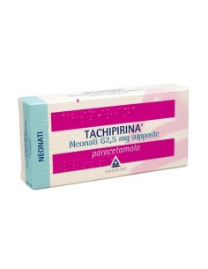 Tachipirina*neonati 10 Supp 62,5 Mg