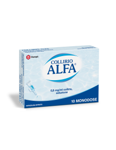 Collirio Alfa*10 Monodosi Collirio 0,3 Ml 0,8 Mg/ml