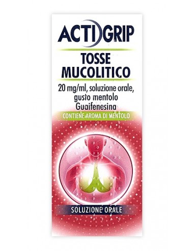 Actigrip Tosse Mucolitico*orale Soluz Flacone 150 Ml 20 Mg/ml