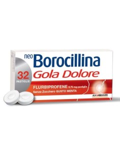 Neoborocillina Gola Dolore*32 Pastiglie 8,75 Mg Menta Senzazucchero