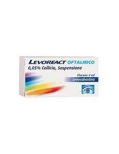 Levoreact Oftalmico*collirio 4 Ml 0,5 Mg/ml