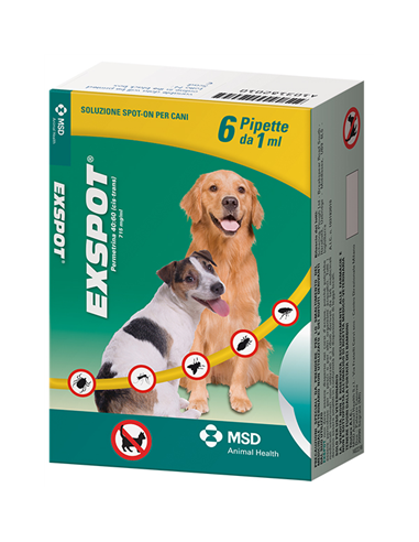 Exspot*spot-on Soluz 6 Tubetti 1 Ml 715 Mg/ml Cani