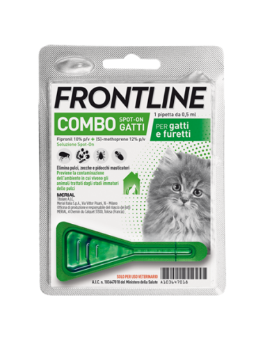 Frontline Combo Spot-on Gatti*1 Pipetta 0,5 Ml Gatti E Furetti