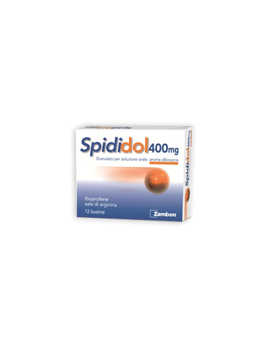 Spididol*orale Grat 12 Bust 400 Mg Aroma Albicocca