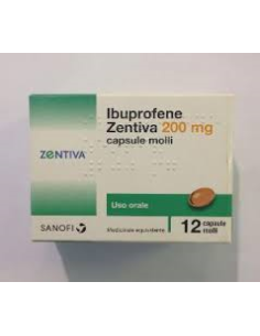 Ibuprofene (zentiva)*12 Cps Molli 200 Mg