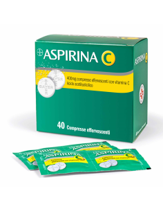 Aspirina C*40 Cpr Eff 400 Mg + 240 Mg Con Vitamina C