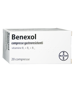 Benexol*20 Cpr Gastrores 250 Mg + 250 Mg + 500 Mcg Flacone