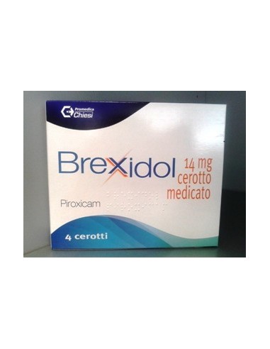 Brexidol*4 Cerotti Medicati 14 Mg
