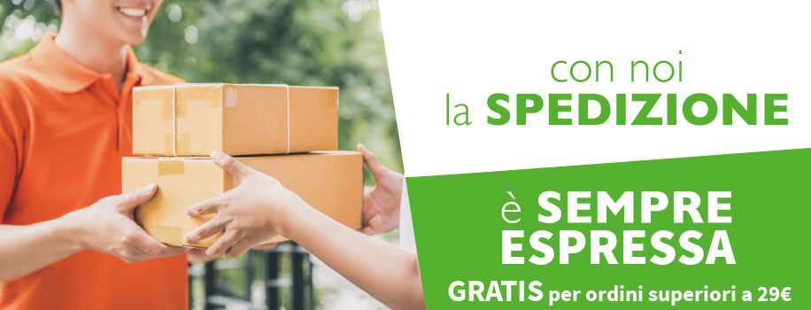 Spedizione Gratuita sopra 29€